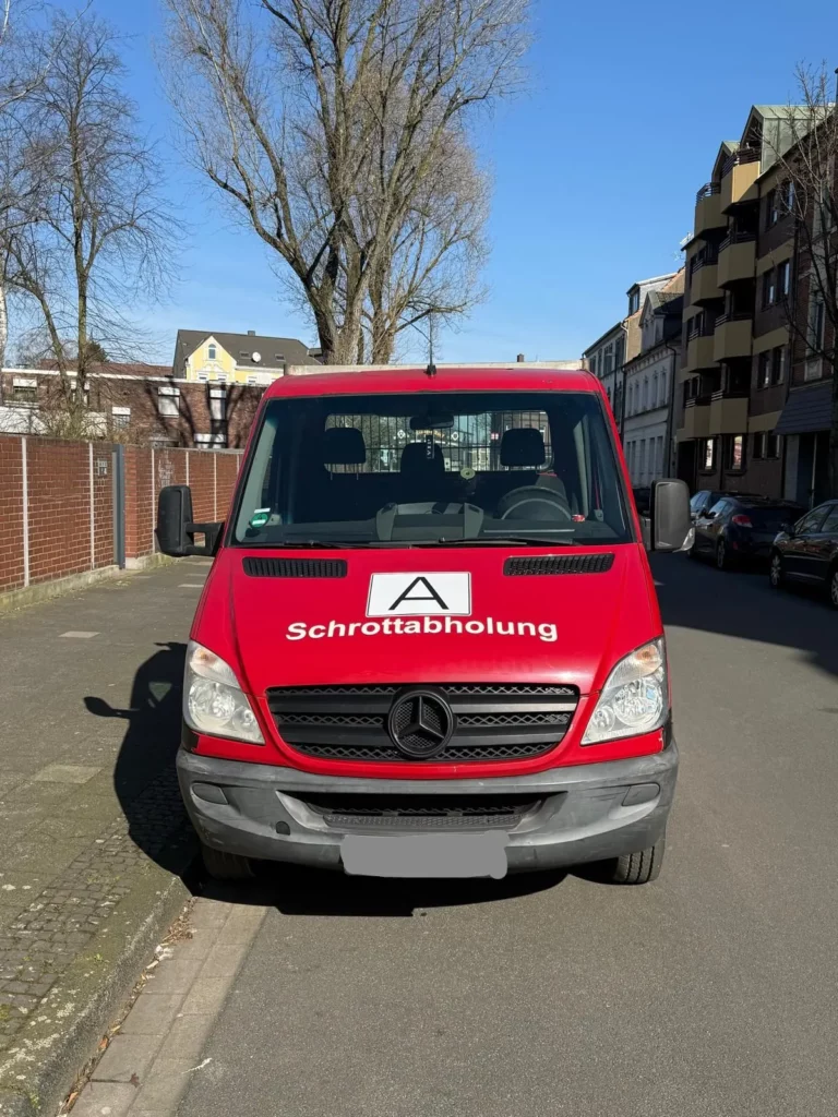 Schrottabholung in Kamp Lintfort – kostenlose Abholung und umweltfreundliche Verwertung von Altmetall.